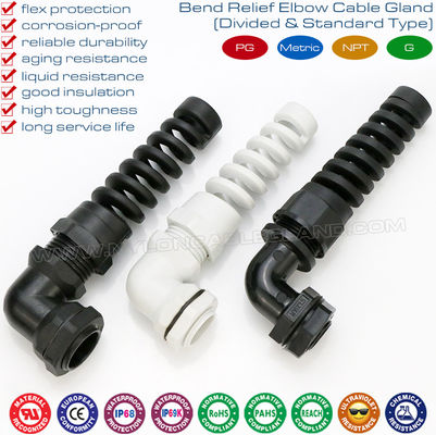 Elbow Plastic Cable Glands